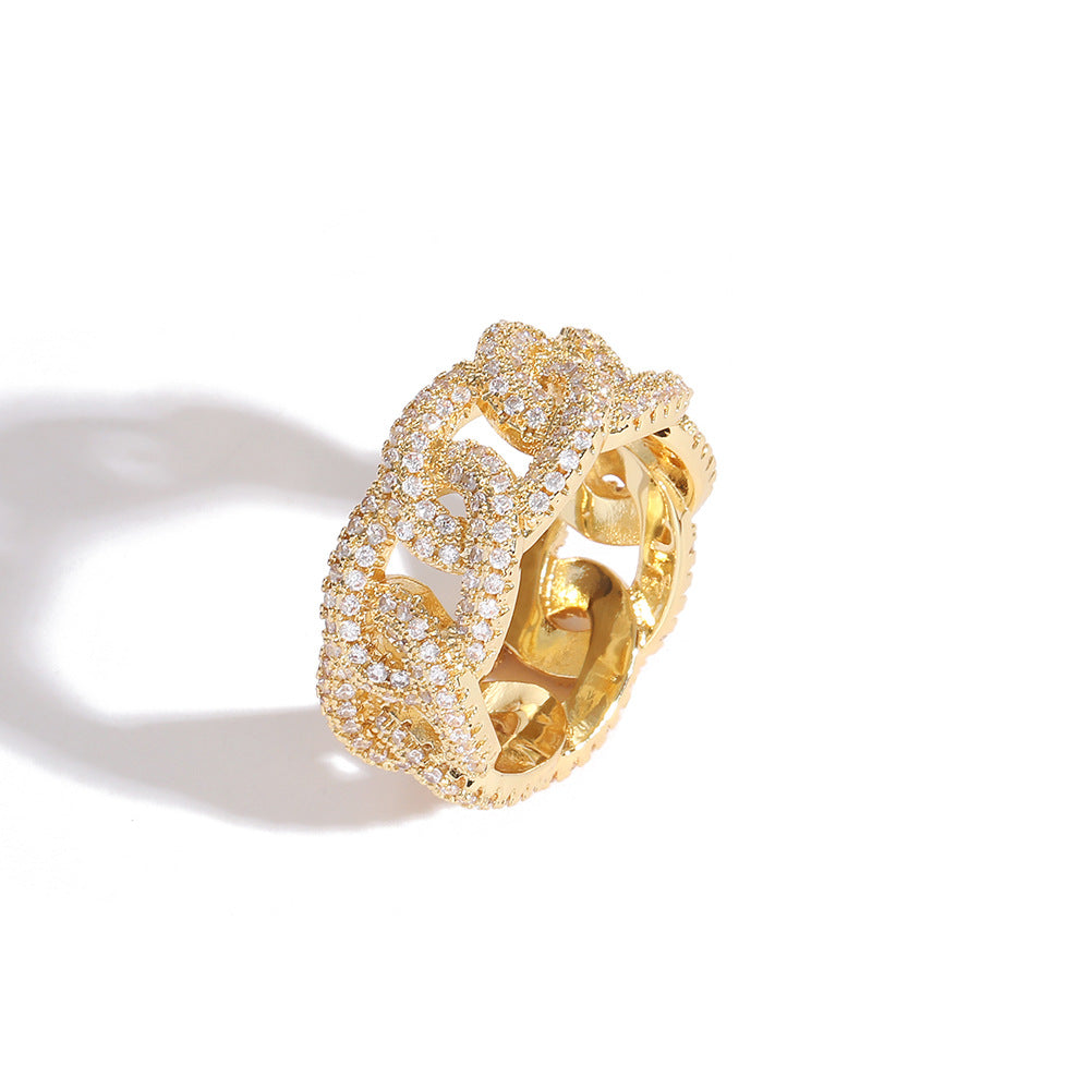 Chain Zircon Ring