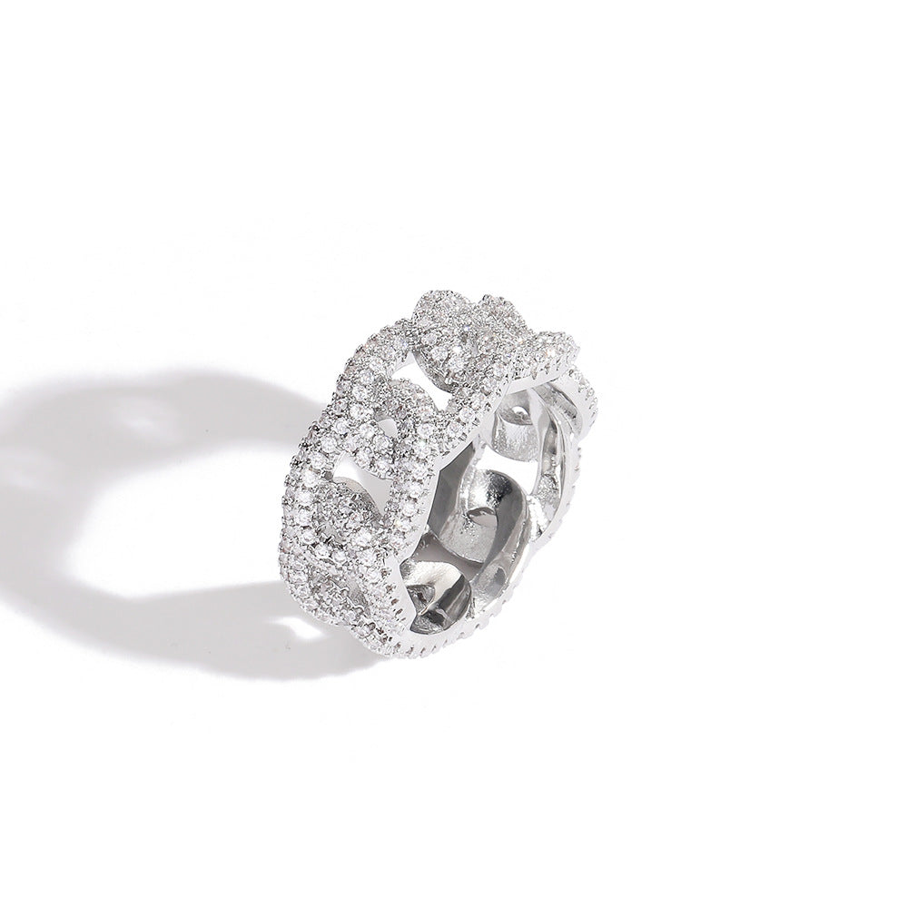 Chain Zircon Ring